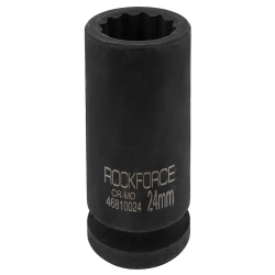 Головка ударная глубокая 24мм 3/4''12гр. RockForce##Rock FORCE RF-46810024