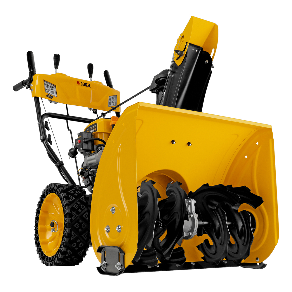 Бензиновая снегоуборочная машина Denzel SBM 610S PRO, 212 cc, электростартер, фара, обогрев