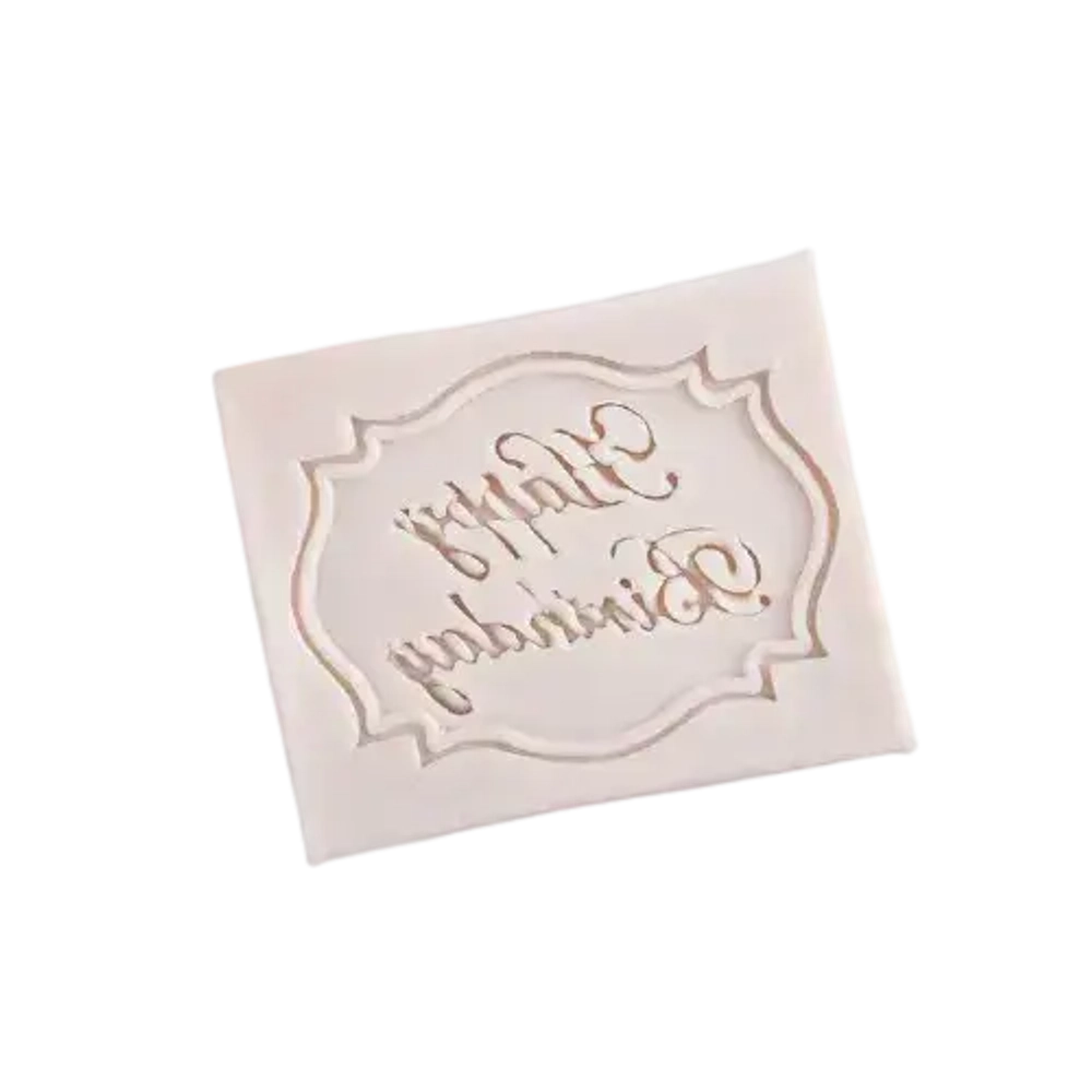 Молд силиконовый Happy Birthday, 6,5×5,5 см