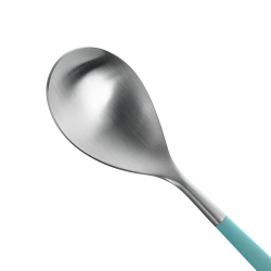 Набор столовых приборов на 6 персон 24 предмета Cutipol Mio matte turquiose в подарочной упаковке