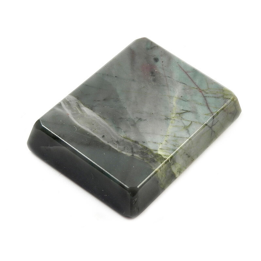 Пластина подставка яшма зеленая асс.