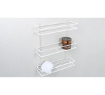 Полка прямая трехэтажная белая FX-730W-3