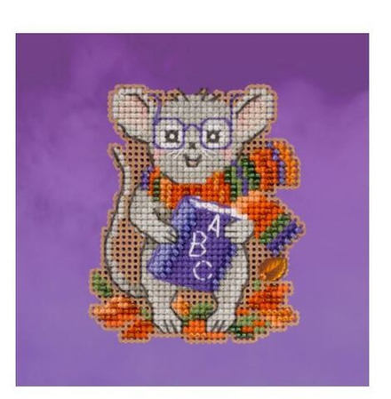 Набор для вышивания "Мышка-школьник", 6 х 7 см (10005030/250824/5076867/1_США)