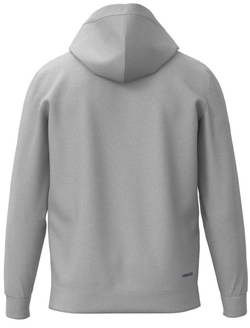 Мужская теннисная кофта Head Club Original Hoodie - grey melange