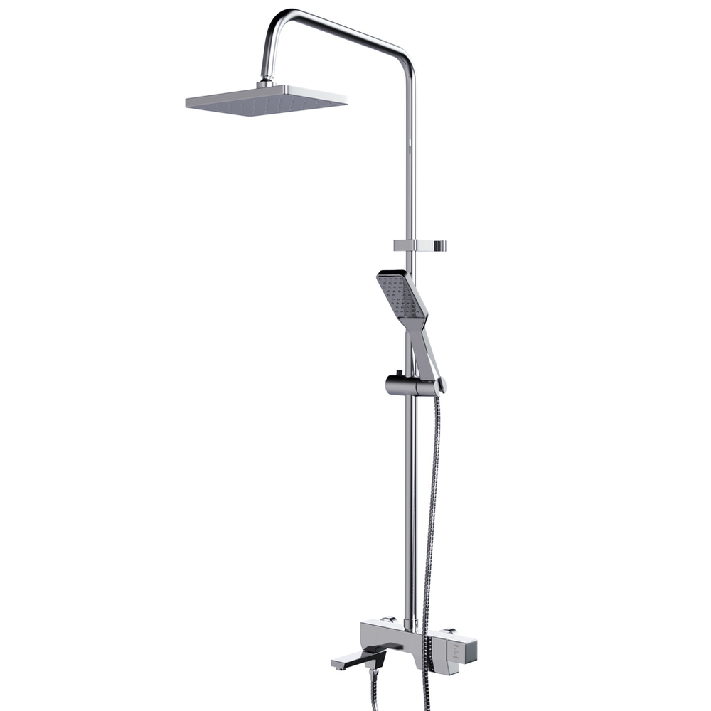 Душевая система 40к ML2414 излив лейка 1 позиция +лейка "Тропический душ" ХРОМ