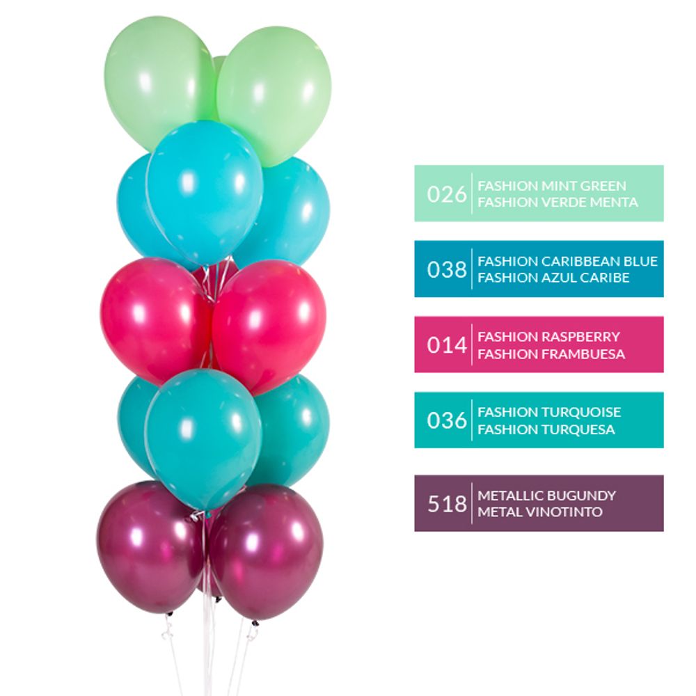 Шар (12''/30 см) Малиновый (014), пастель, 12 шт.