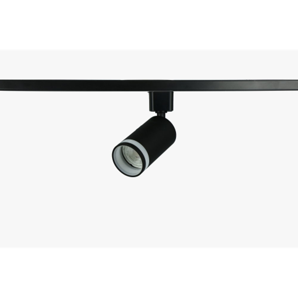 Трековый светильник однофазный ЭРА TR77 - GU10 BK под лампу GU10 черный