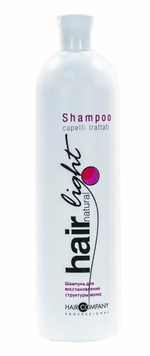 HC HAIR LIGHT Шампунь для восстановл структуры волос 1000мл "Hair Natural Light Shampoo Capelli Trattati"