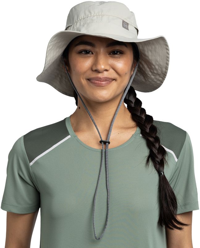 Панама Buff Explore Booney Hat Solid Light Grey Фото 2
