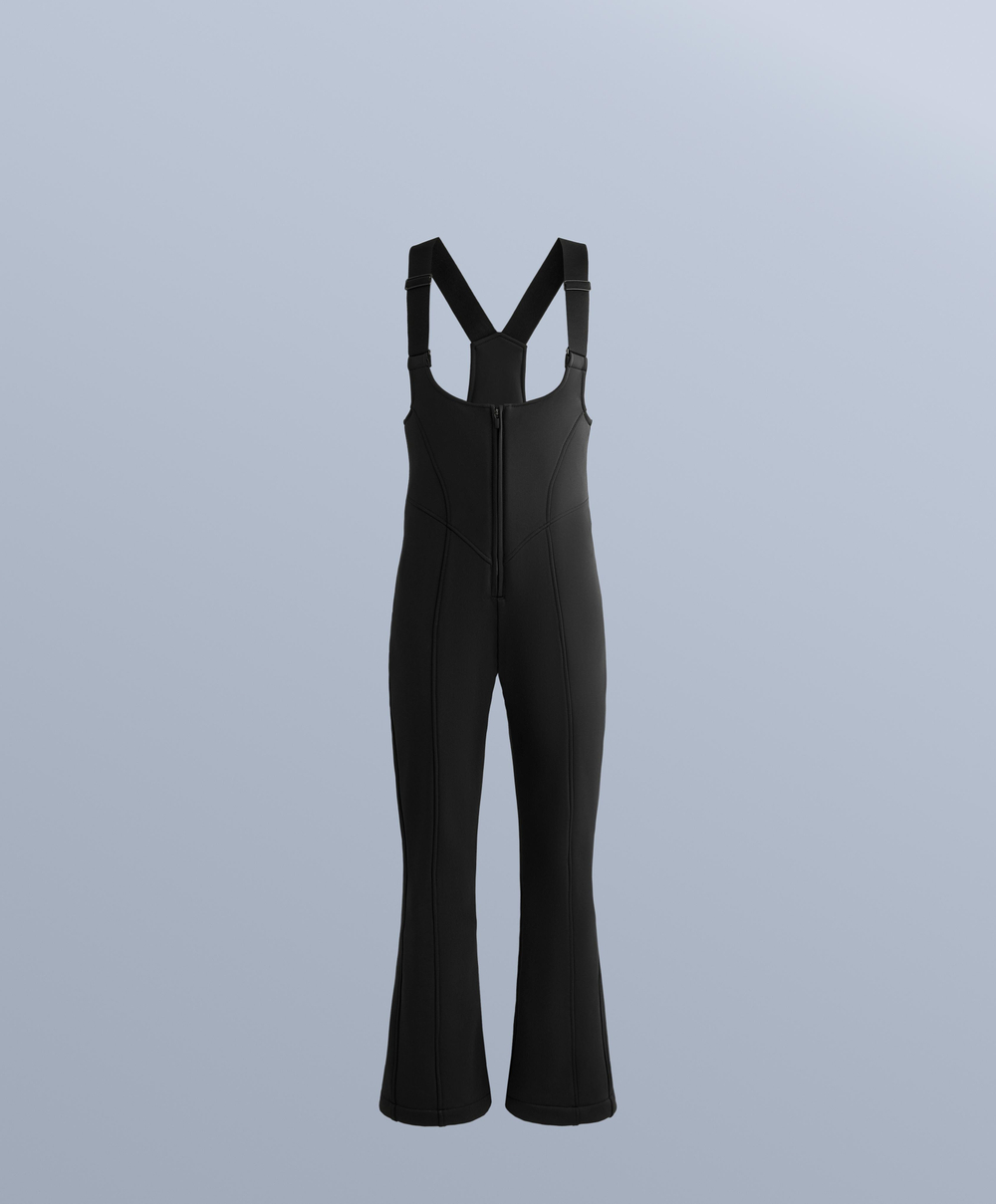 Oysho Водостойкий комбинезон клеш SKI, черный