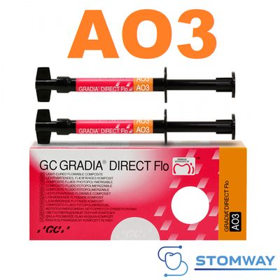 Gradia Direct Flo AO3 (2x1,5гр.) Жидкотекучий Градиа Директ Фло АО3, пломбировочный материал