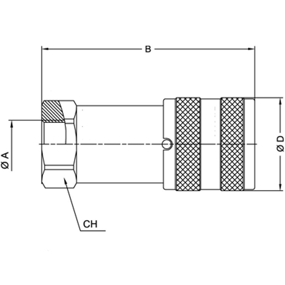 БРС FF FIRG BSP 1/4 - D1/4 Розетка VERSO