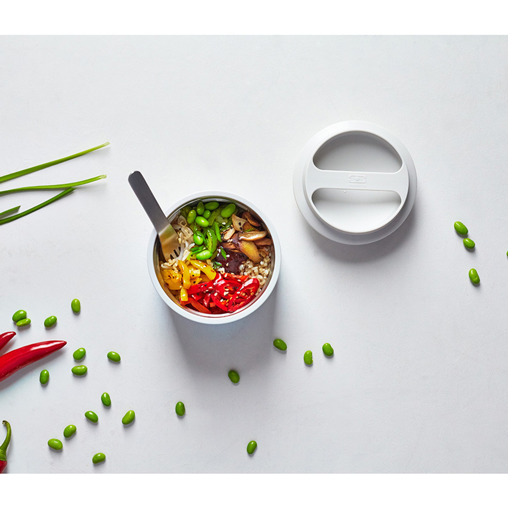 Контейнер для еды mb element s серебро