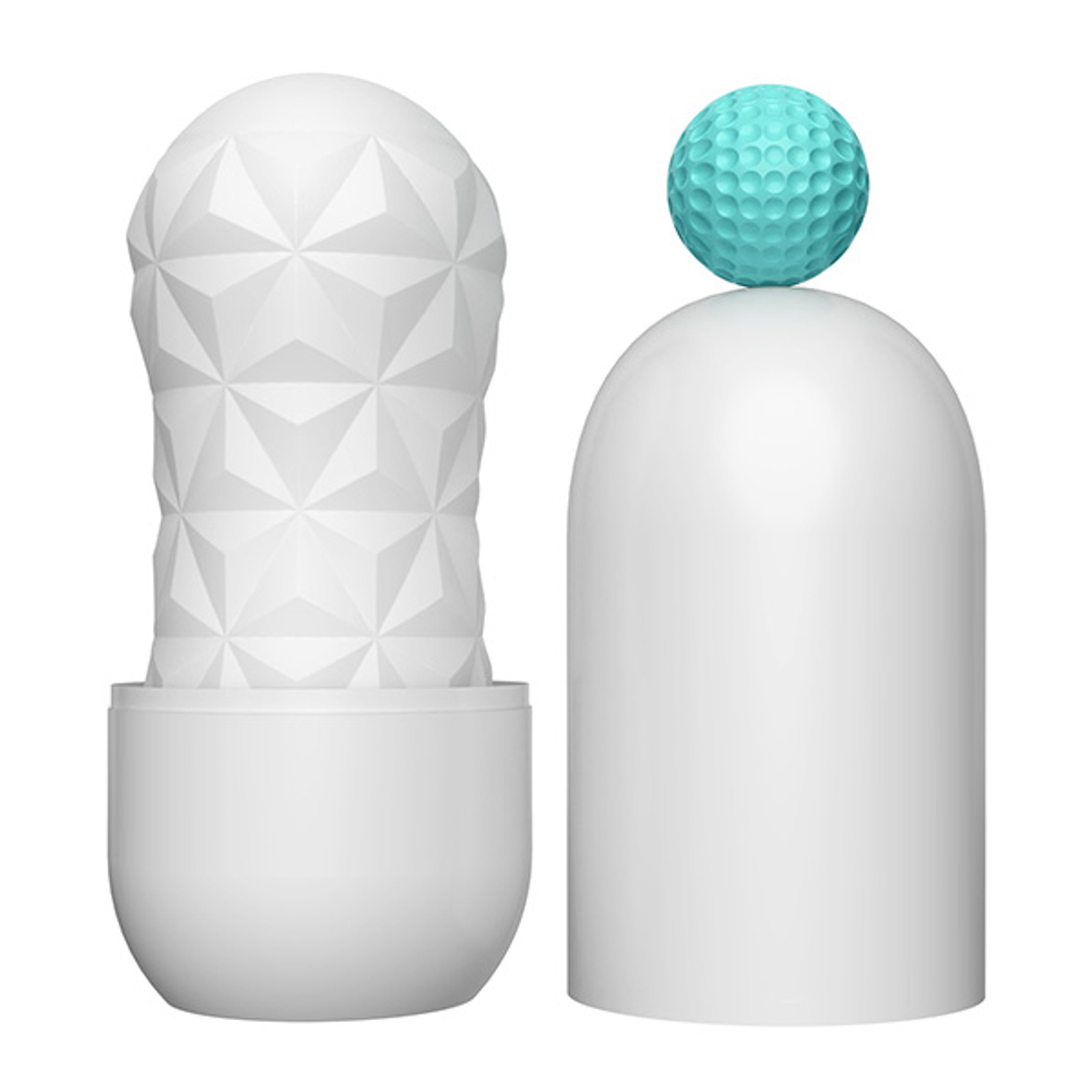 Белый мастурбатор 14,5см в колбе Pretty Love Victoria Cecil Masturbation Sleeve BM-009229T6-2