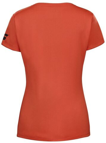 Футболка для девочки теннисная Babolat Play Cap Sleeve Girl - красный