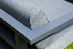 "Гранада" лаунж-зона из алюминия со столиком из HPL