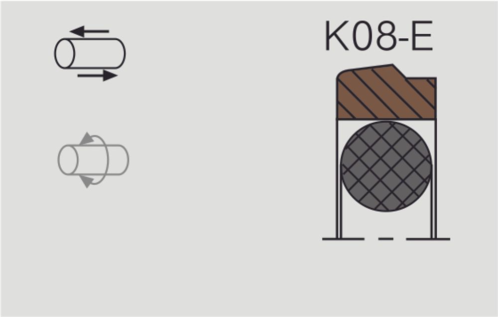 Уплотнение поршня K08-E аналог аксиос Aksios