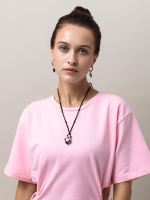 Колье "Cord Pearl" Black с жемчугом