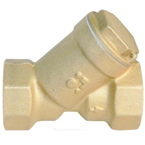 Фильтр сетчатый латунный Ду-40