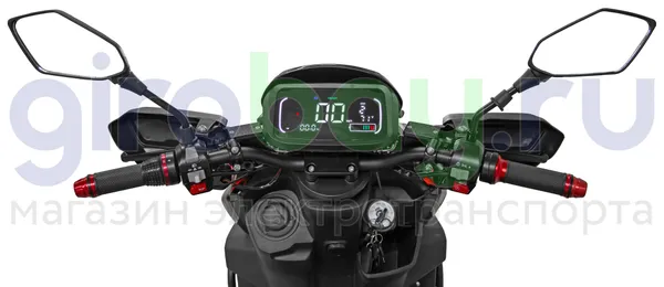 Электроскутер GT Tank 3000W (72V/30Ah) - Чёрный фото №14