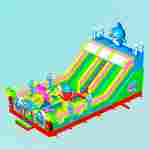 Коммерческий надувной батут «Морские приключения 2» 12*6*5 м