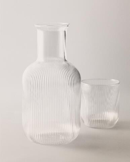 Zara Home кувшин из боросиликатного стекла, цвет прозрачный, 19 см