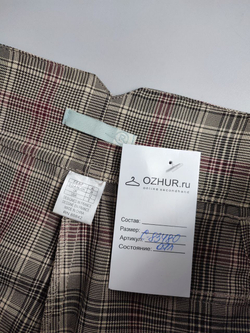 Шорты в клетку 46 размер