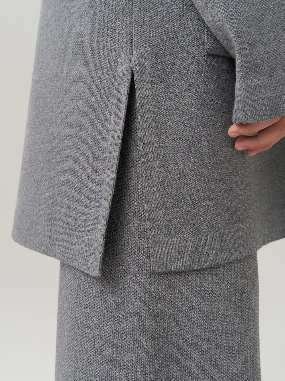 Кардиган для девочки в школу AT990 серый