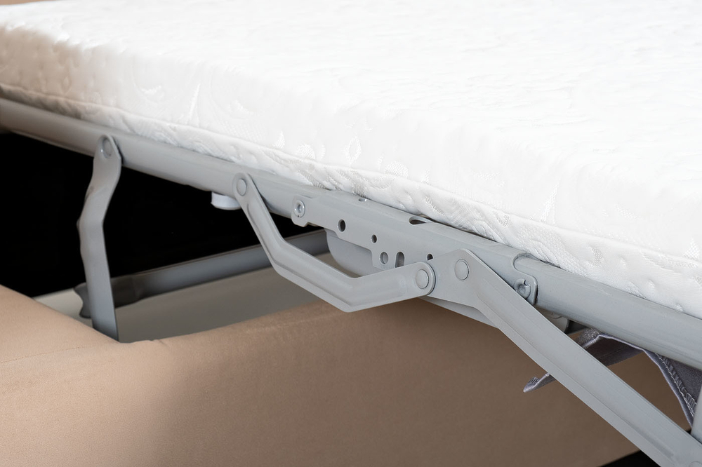 Диван трехместный раскладной Garda Decor Roberto бежевый GD-ROBERTO-3M-1