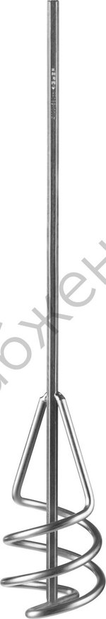 ЗУБР 100х580 мм, шестигранный хвостовик, Миксер для песчано-гравийных смесей, ПРОФЕССИОНАЛ (06033-10-60)