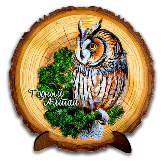 Спил кругляк "Сова"