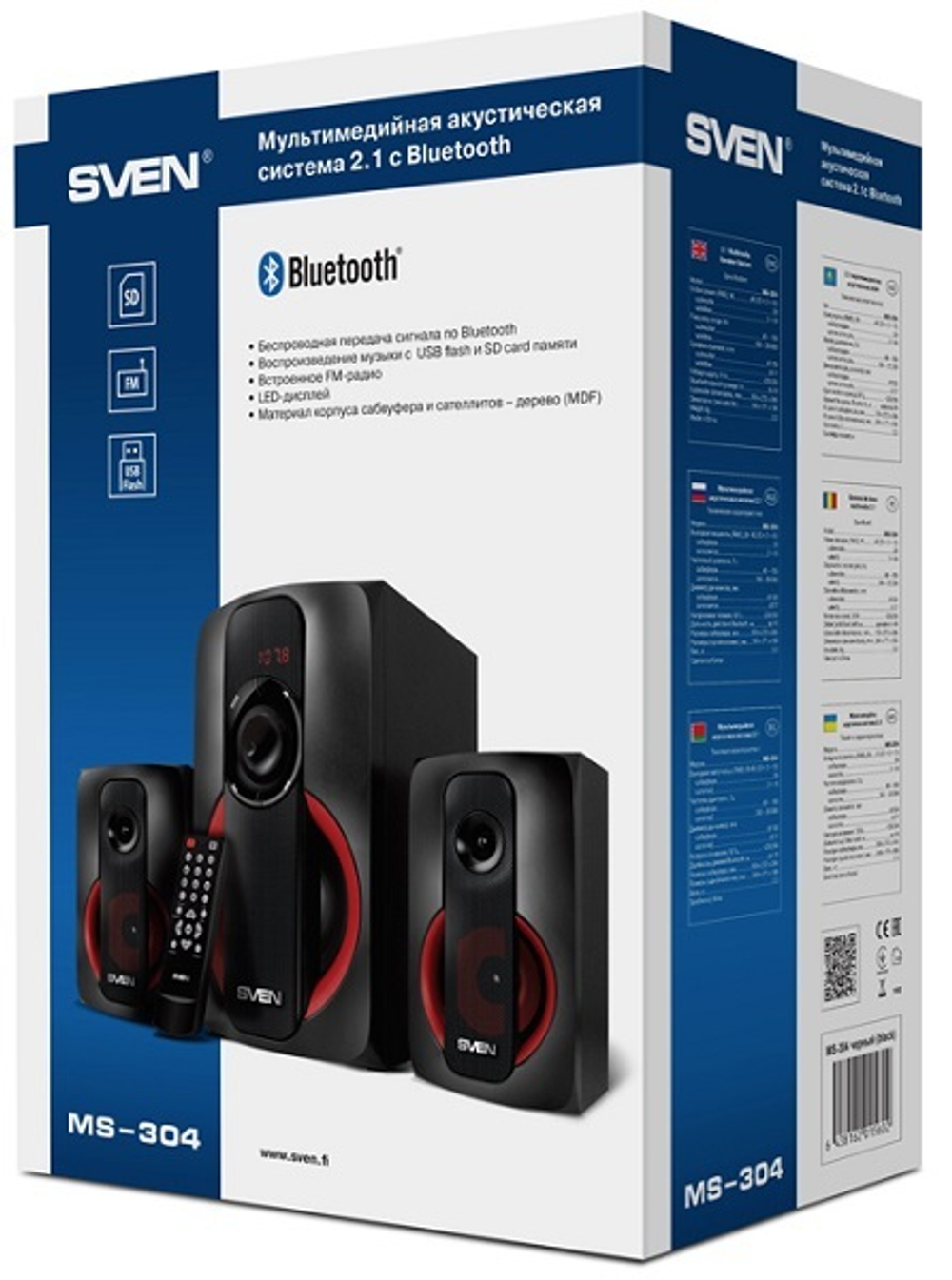 Компьютерная акустика 2.1 Sven MS-304