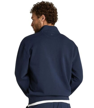 Мужская теннисная кофта Wilson Playstate Half Zip - classic navy