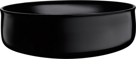 Салатник Nude Midnight, хрусталь, 21,9 см, чёрный