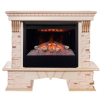 Каминокомплект Real Flame Sorento 25,5/26 WT с очагом 3D Helios 26 SBG