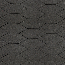 Тротуарная плитка СКОШЕННЫЙ ШЕСТИУГОЛЬНИК Б.1.ШГ.6 100х100х100х60мм Стандарт Черный