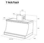 Вытяжка Kuppersberg T 969 ANT Silver