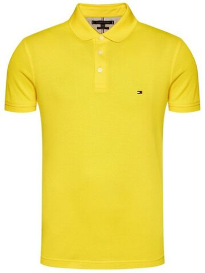 Мужское теннисное поло Tommy Hilfiger Core 1985 Slim Polo - vivid yellow