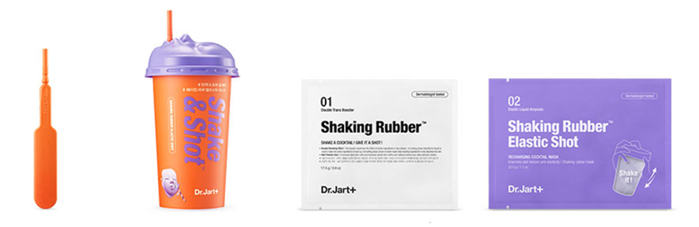 Dr.Jart Shake Shot Rubber Brightening Mask маска альгинатный коктейль Сияние & Детокс