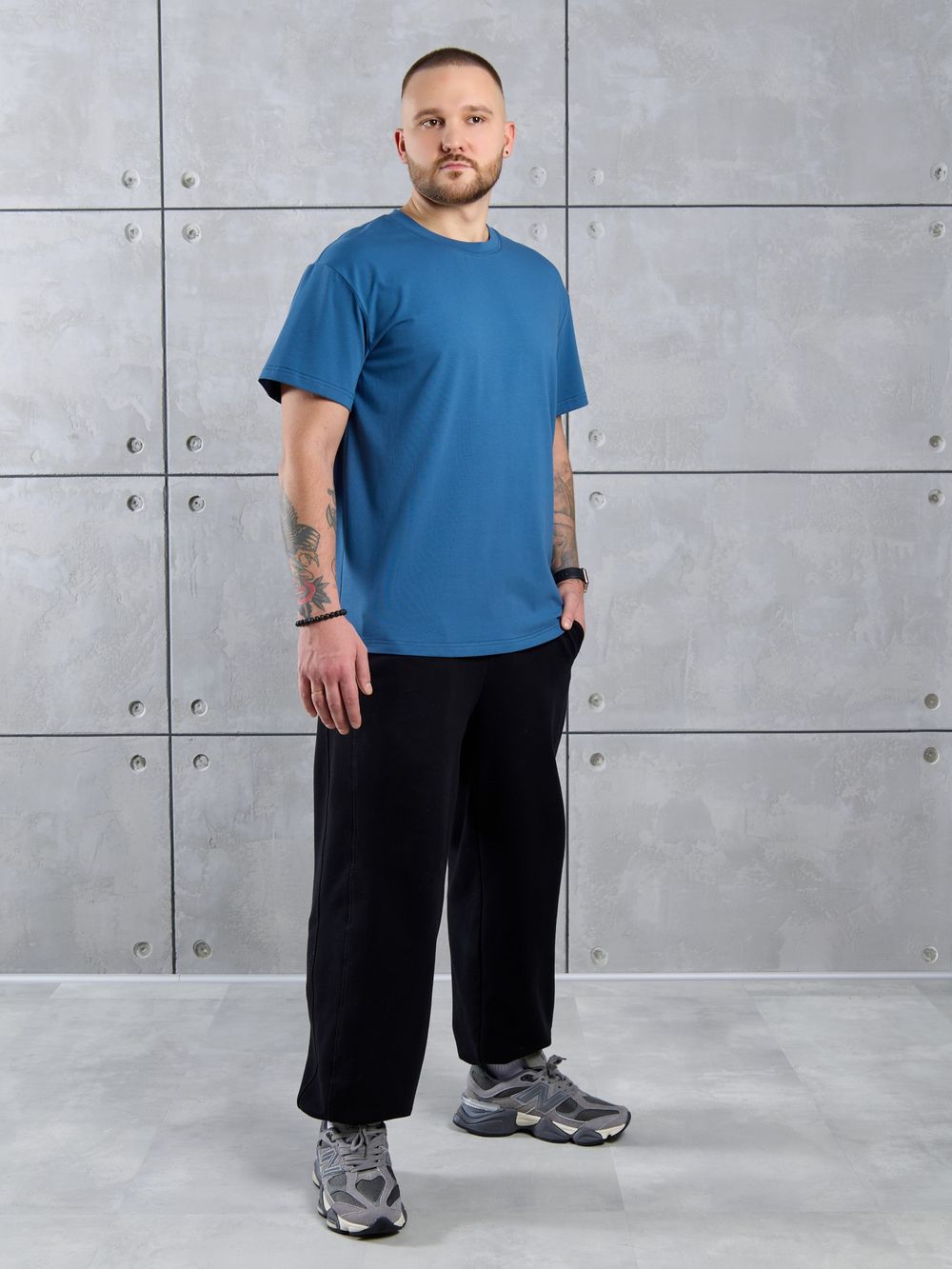 Фуфайка (футболка) мужская Арчи-1 Виотекс ИНДИГО