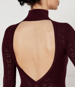 Кружевное платье Elisabetta Franchi - бордовый(AM04B46E2)