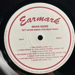 Винтажная виниловая пластинка LP Brian Auger Get Auger Nized (The Mod Years) (Италия 2004)