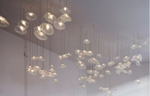 Pendant design lamp  73 by Bocci (Clear)