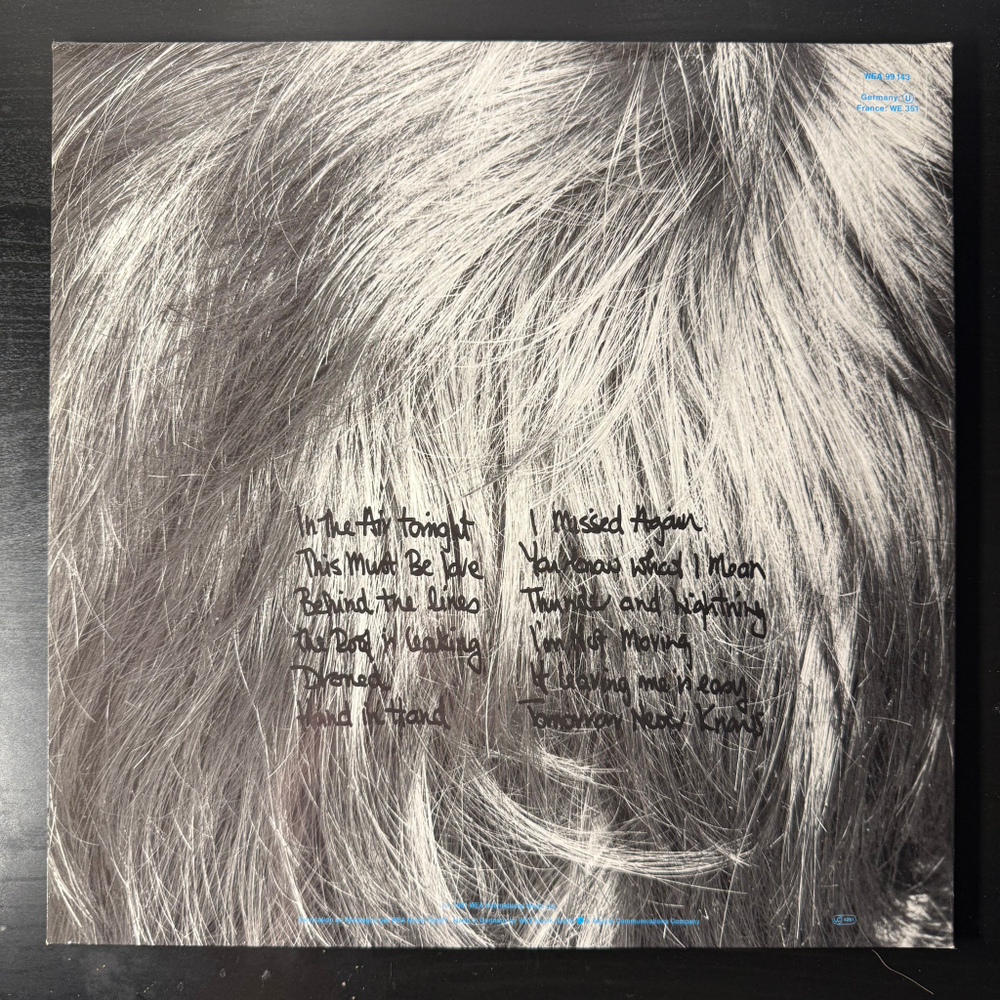 Phil Collins - Face Value (Скандинавия 1988г.)