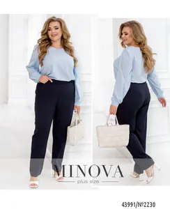 Брюки 2230-синий Minova