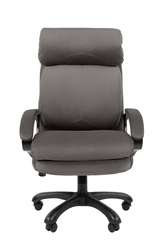 Кресло Chairman Home 505 Россия ткань Т-55 серый (черный пластик)