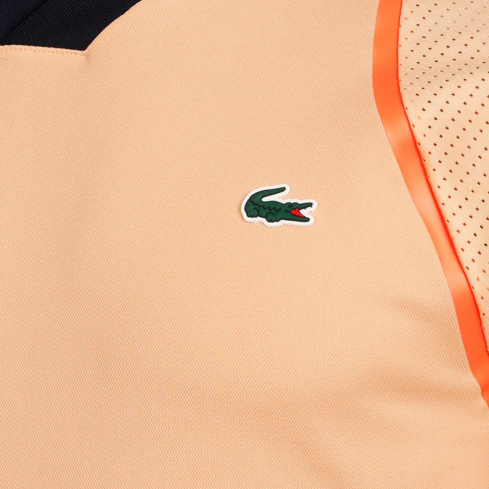 Мужское теннисное поло Lacoste Polo Men - Apricot, Dark Blue