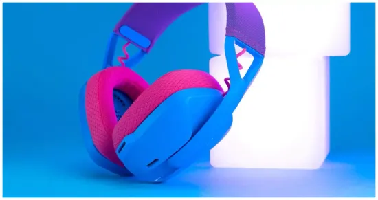 Беспроводная компьютерная гарнитура Logitech G G435, Blue ( Голубой)