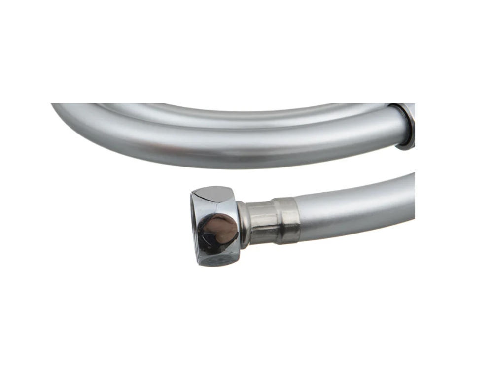 Шланг для душа MELODIA silver 1/2" на 1/2" конус пвх,175 см., серебро mkp34435bl