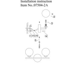 Kink Light 07504-2,37 Бра Сида французское золото G9 10W(Led)